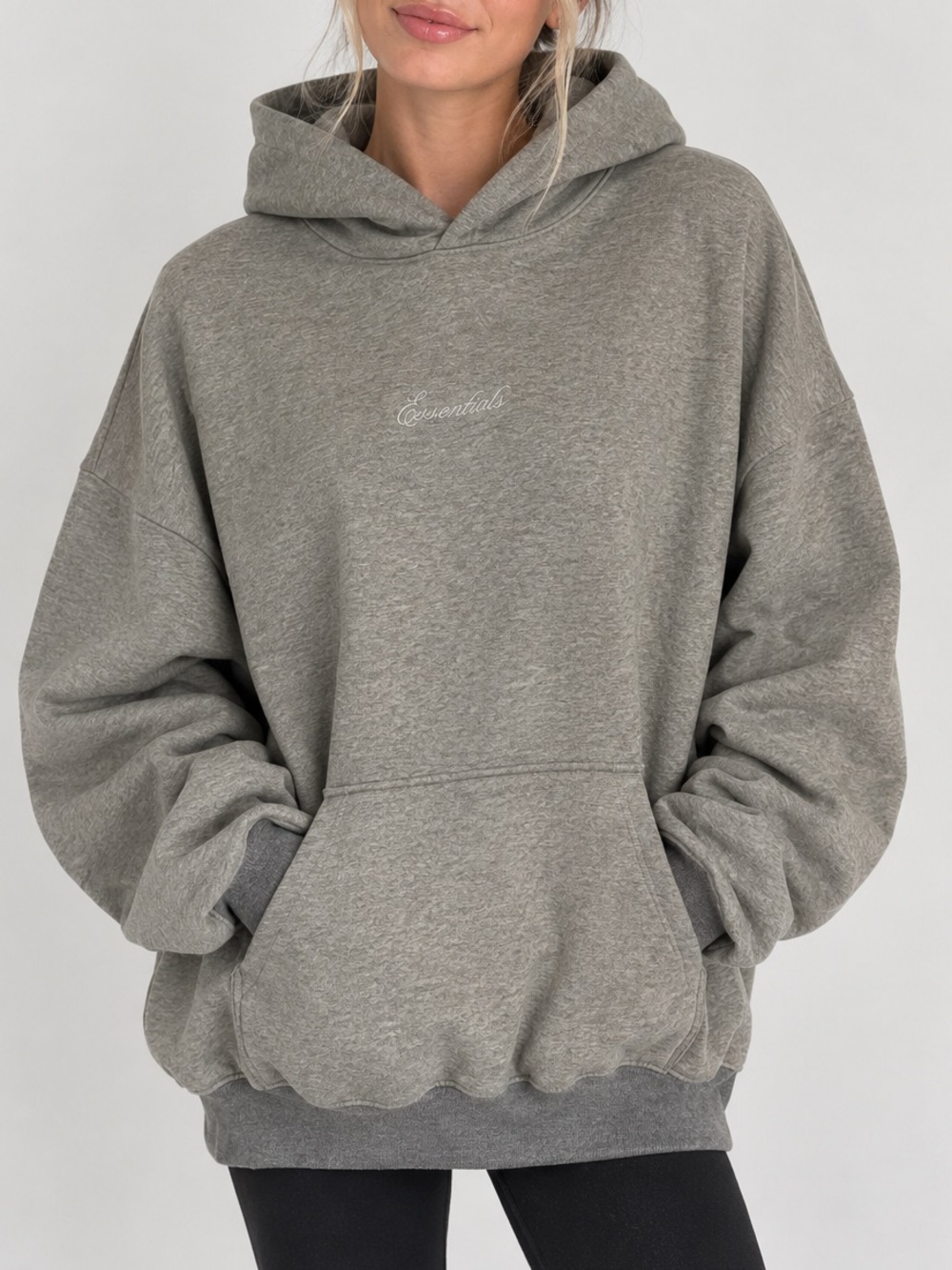 Fear of God Olive Gray Pullover Hoodie